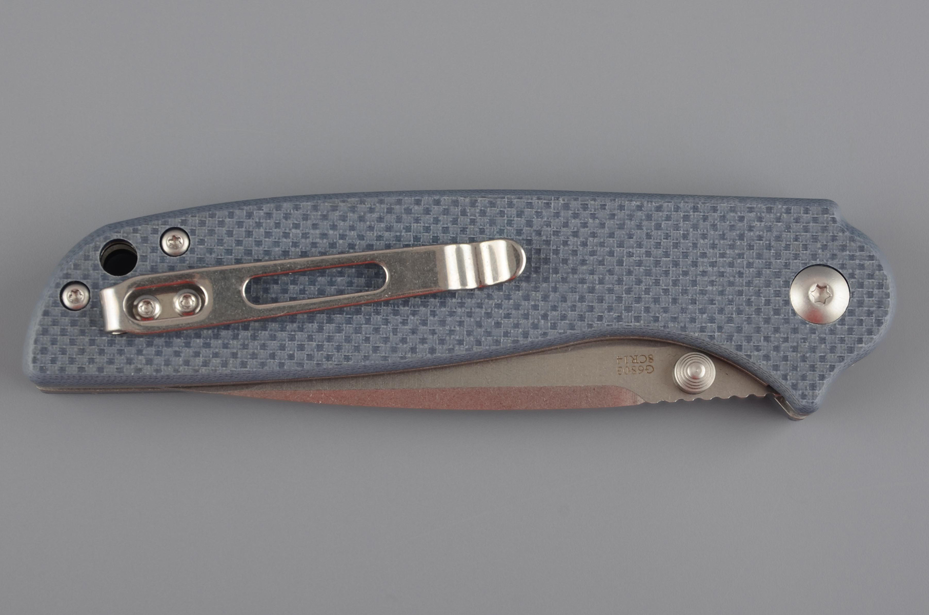 Нож складной туристический Ganzo G6803-GY серый