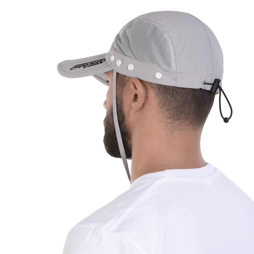 Кепка Aquatic KA-15СС складная с защитой лица и шеи цв.св-серый