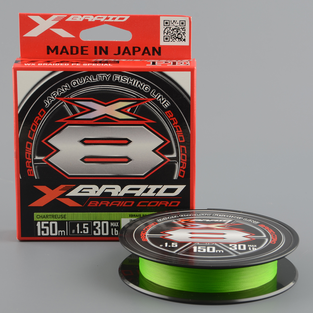 Шнур плетёный Ygk X-Braid Braid Cord  X8 150m #2.0/35Lb chartreuse