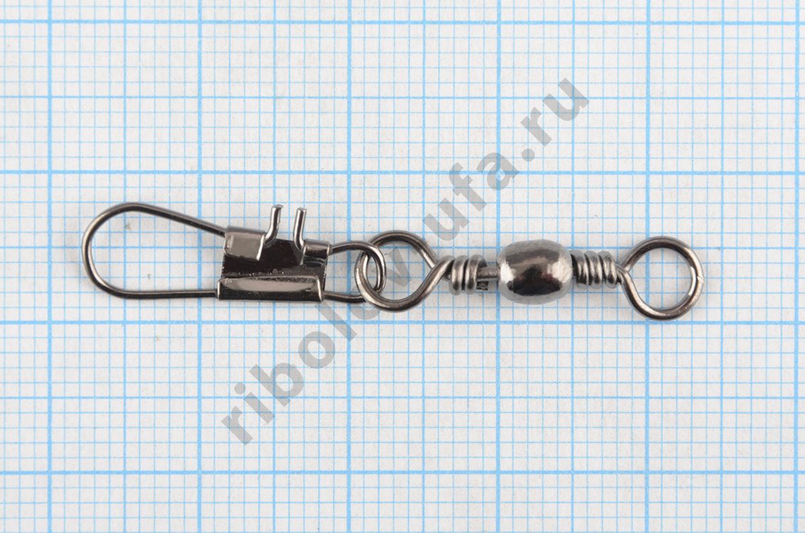 Вертлюжок с карабином Catcher Barrel Swivel w Iterlock Snap # 6
