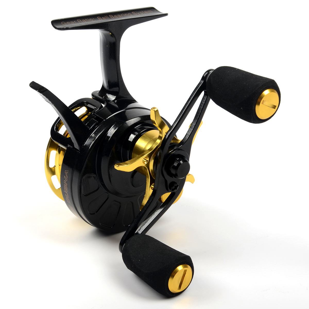 Катушка зимняя мульт. Jig It Team Dubna Chilly Moon PG, left hand