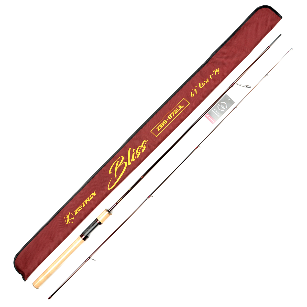 Спиннинг Zetrix Bliss 1,98м. 0,8-6гр ZBS-662UL
