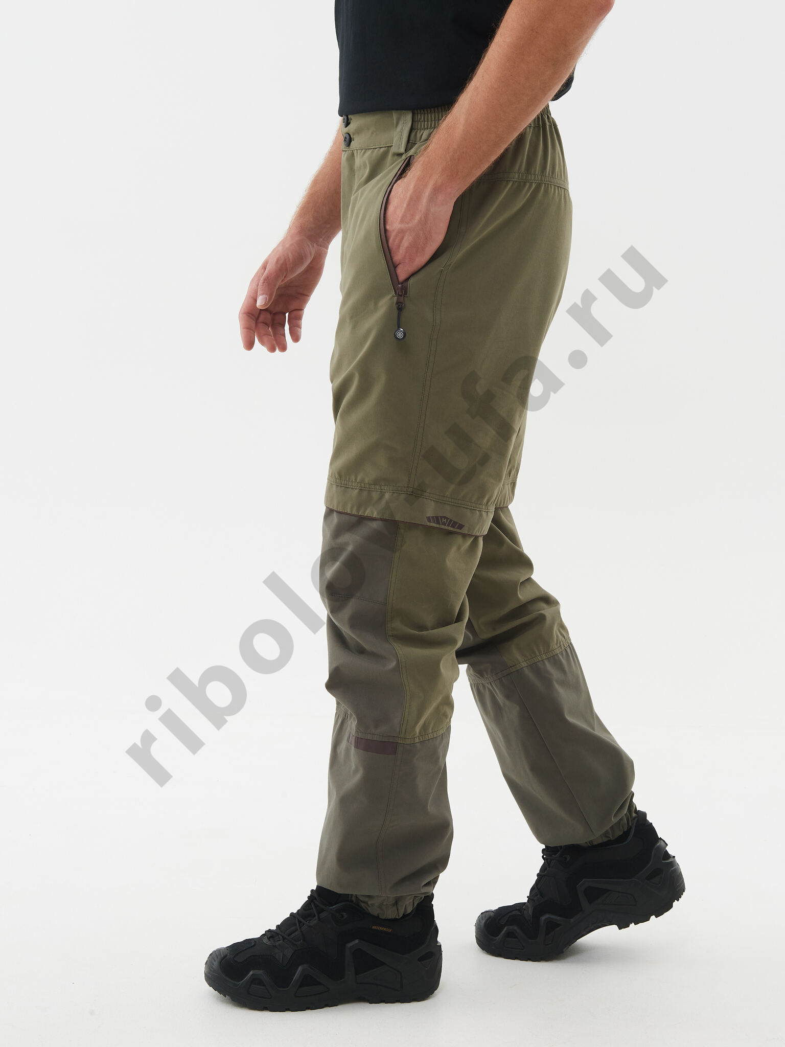 Костюм летний Антигнус-Премиум ткань Ravena Peach Wash цвет Хаки (Размер: 44-46, Рост: 170-176)