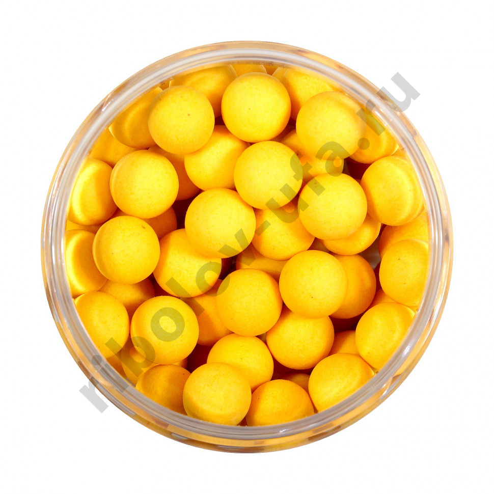 Бойлы GBS Baits Pop-up плавающие 10мм 55гр (банка) Natural Honey Натуральный Мед