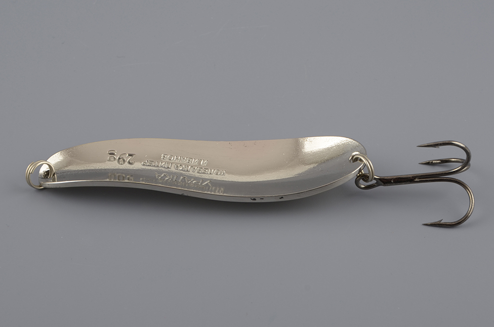 Блесна Бубнов колеблющаяся Уралка 56 гр. жел/бел