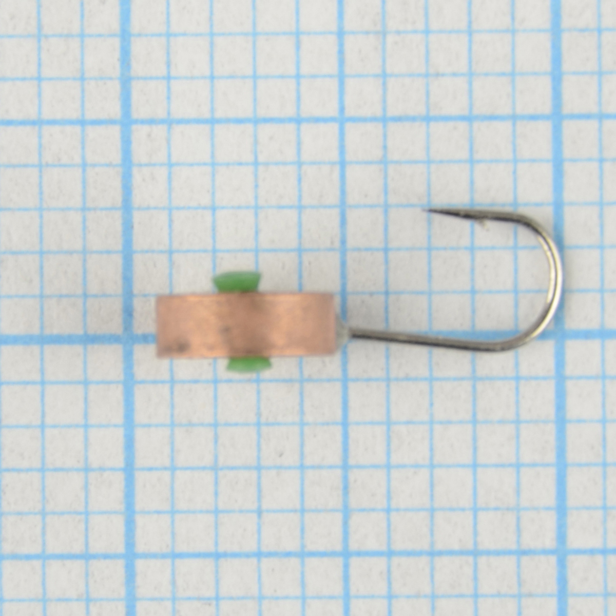 Мормышка вольфрам.Тульская Чечевичка (шайба) d-4,0мм медь