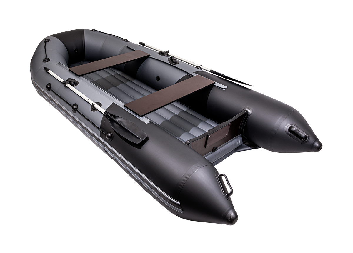 Лодка Таймень NX 3600 НДНД PRO графит/черный