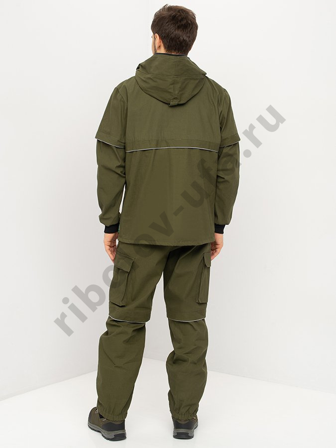 Костюм Huntsman Антигнус-Люкс с ловушк. и пыльн. цв. Хаки, тк.Палатка р.48-50 (170-176)