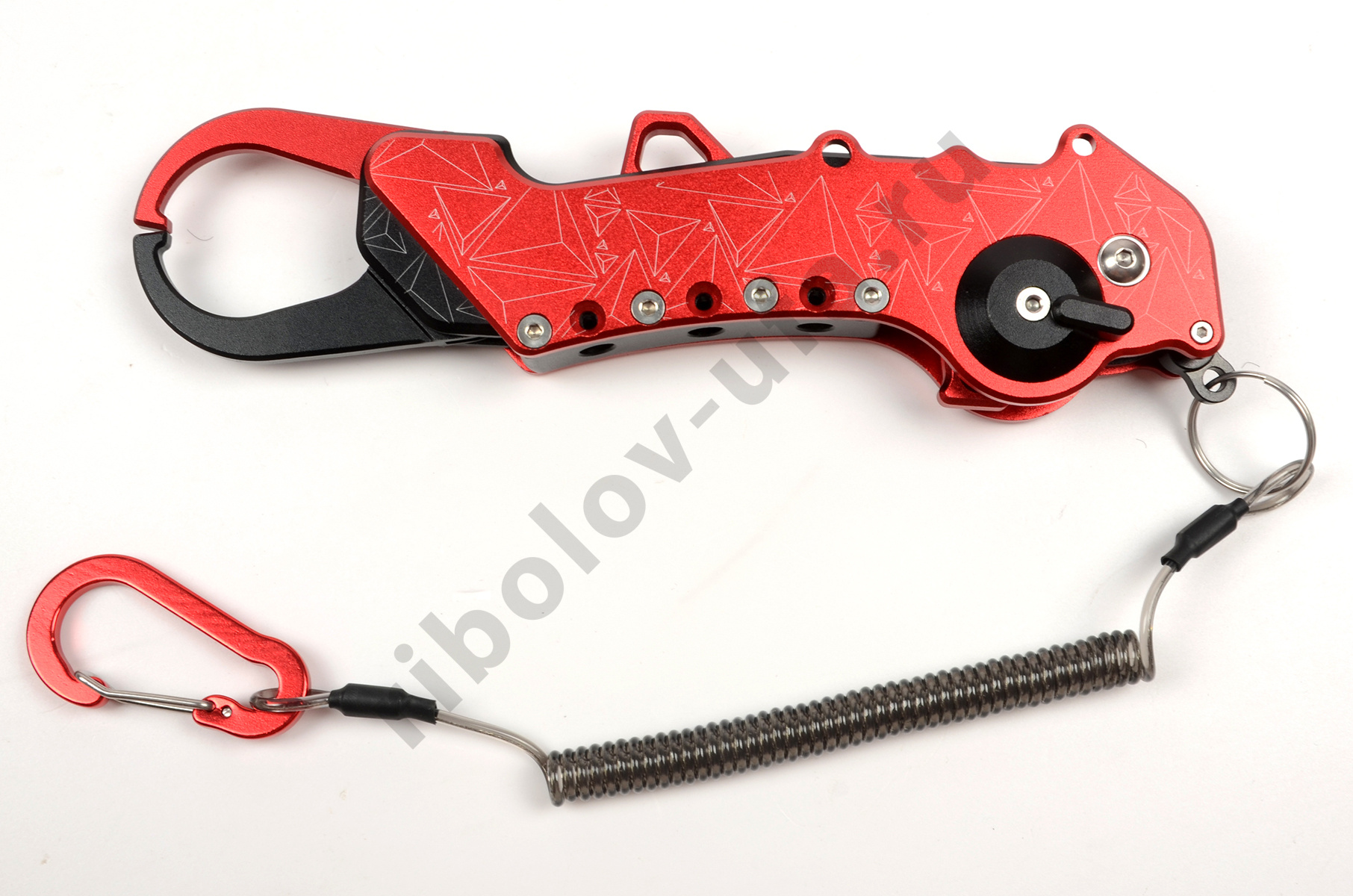 Захват (липгрип) челюстной Grfish #202-2, 28см/166гр. (сложн-й 19см) red