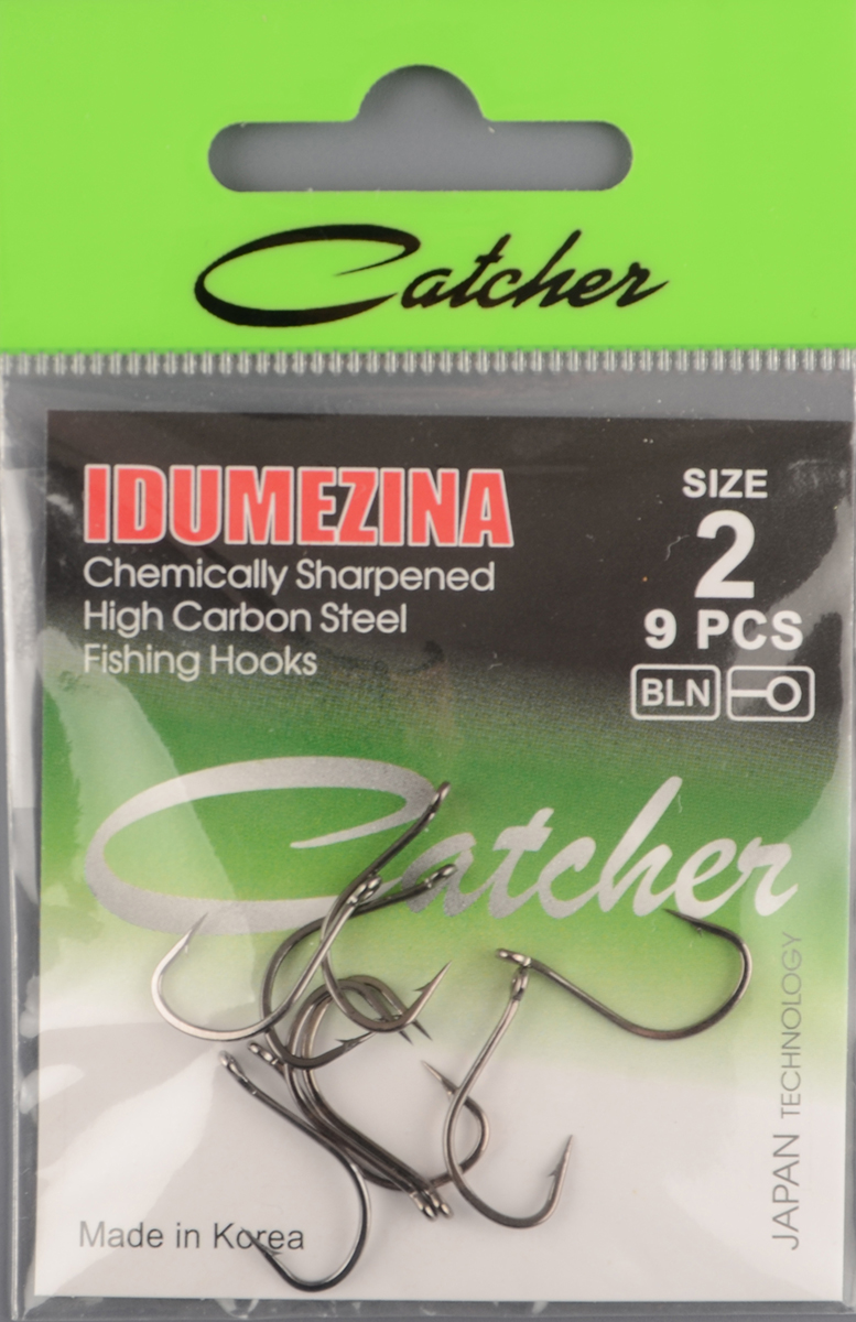 Одинарные крючки Catcher Idumezina № 2