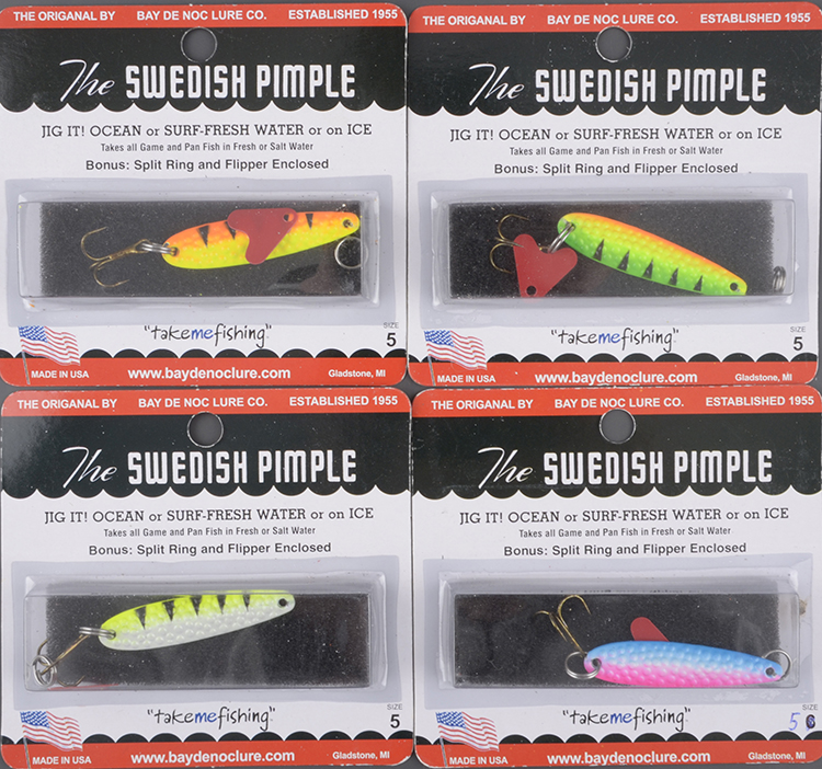 Блесна Swedish Pimple в ассорт. Реплика Китай
