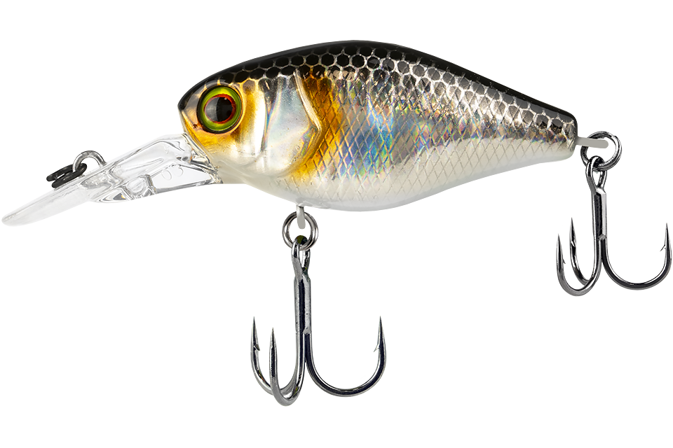 Воблер Jackall Chubby 41 MR дл. 4.1 см, гл. 0.8-1.3 м, 5.7 гр., цв. hl silver & black