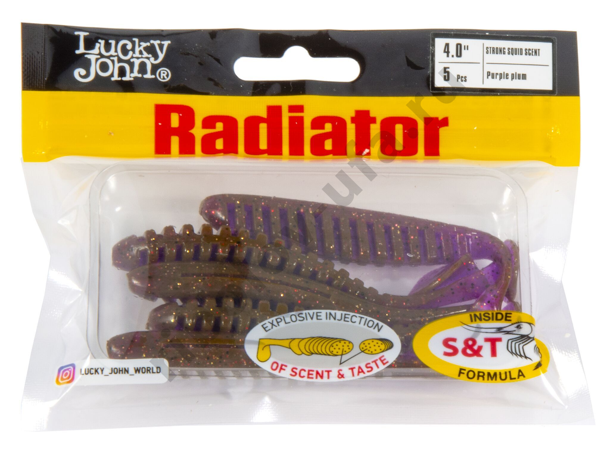 Силиконовая приманка Lucky John Radiator 4.0in 10см /S13