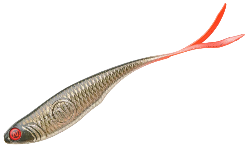 Силиконовая приманка Narval Fishing Maxlug 22см #046-Balck Silver (2шт/уп)