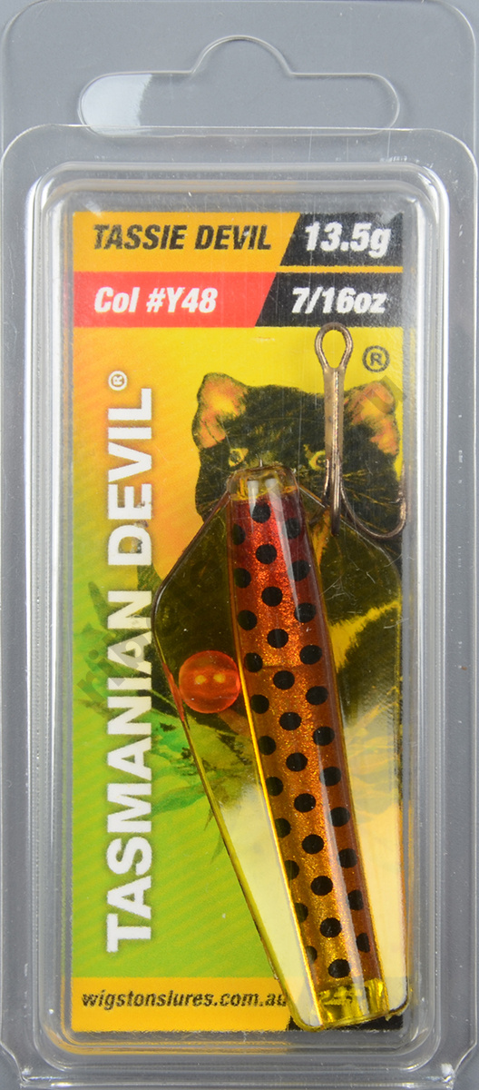 Блесна Wigston Lures Tasmanian Devil 13гр #Y48 Eucumbene Bomber