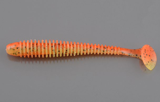 Силиконовая приманка Keitech Swing Impact 4.0 inch 10см 4.6гр (8шт/уп) # PAL 08 Spicy Mustard