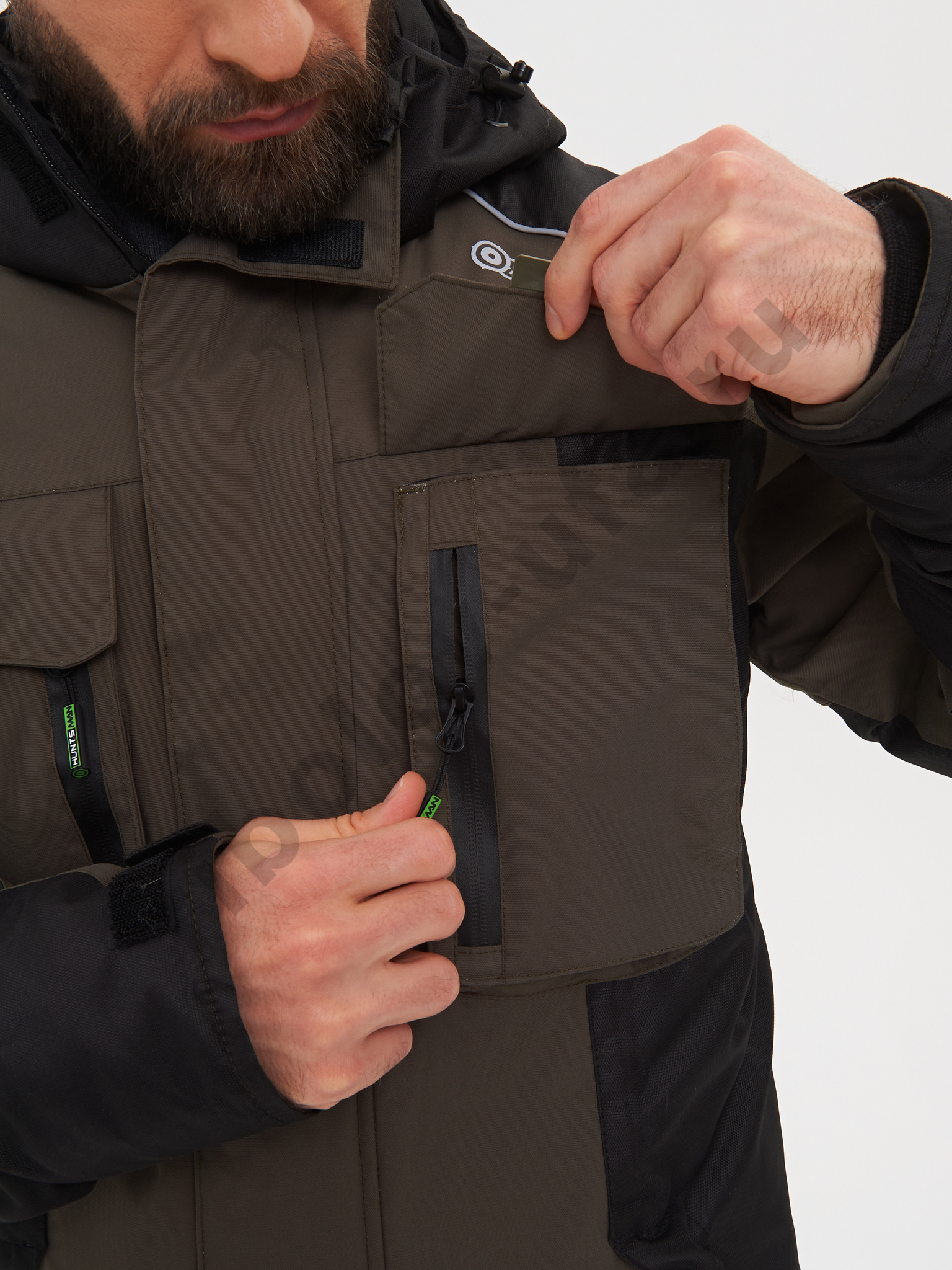 Костюм демисезонный Huntsman Торнадо (до -15 С) цв. Хаки, тк. Breathable р. 44-46 рост 170-176