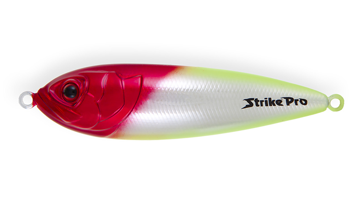 Блесна Strike Pro Killer Pike 55S шумовая 7.2гр, незац. одинарн. кр.VMC  PST-02AS#X10E