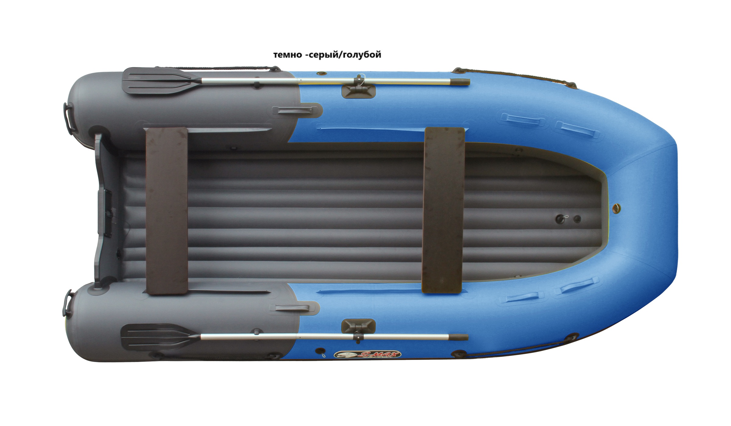 Лодка Reef 370 нд Triton S Max цв.т.сер-син