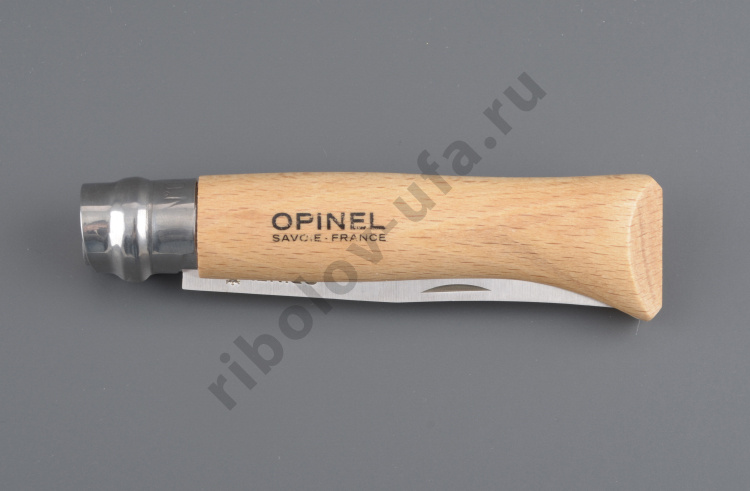 Нож Opinel 8 нержавеющая сталь, бук