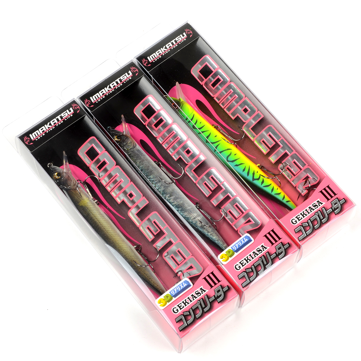 Воблер Imakatsu Gekiasa III Completer 130F 3D Realism 16гр # 717