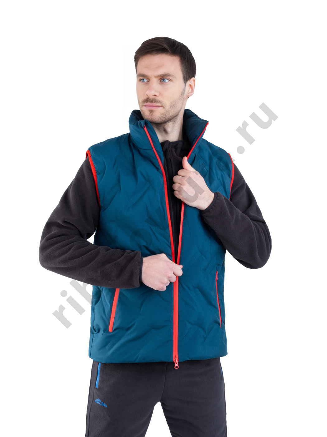 Жилет утепленный Novatex Алдан Grayling синий р. 48-50 рост 170-176