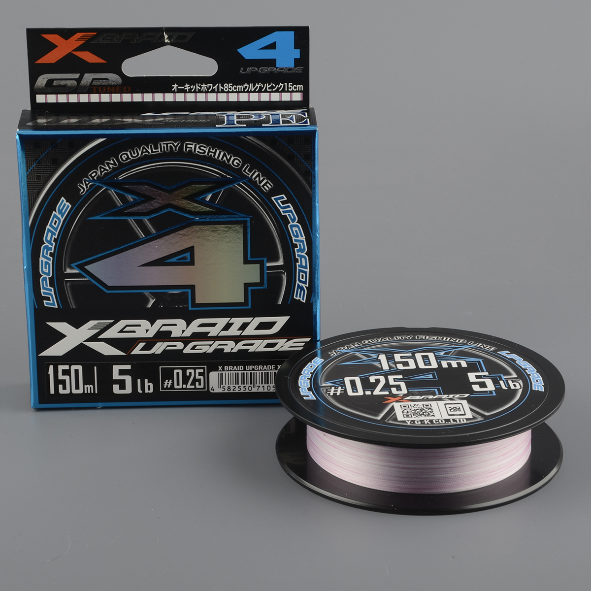 Шнур плетёный Ygk X-Braid Upgrade X4 150m #0.25/5 lb Color Mix