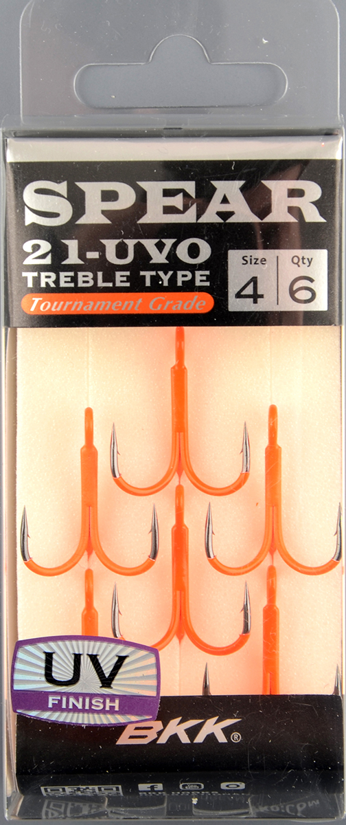 Крючок-тройник BKK Spear 21-UVO (A-ET-6146) №4
