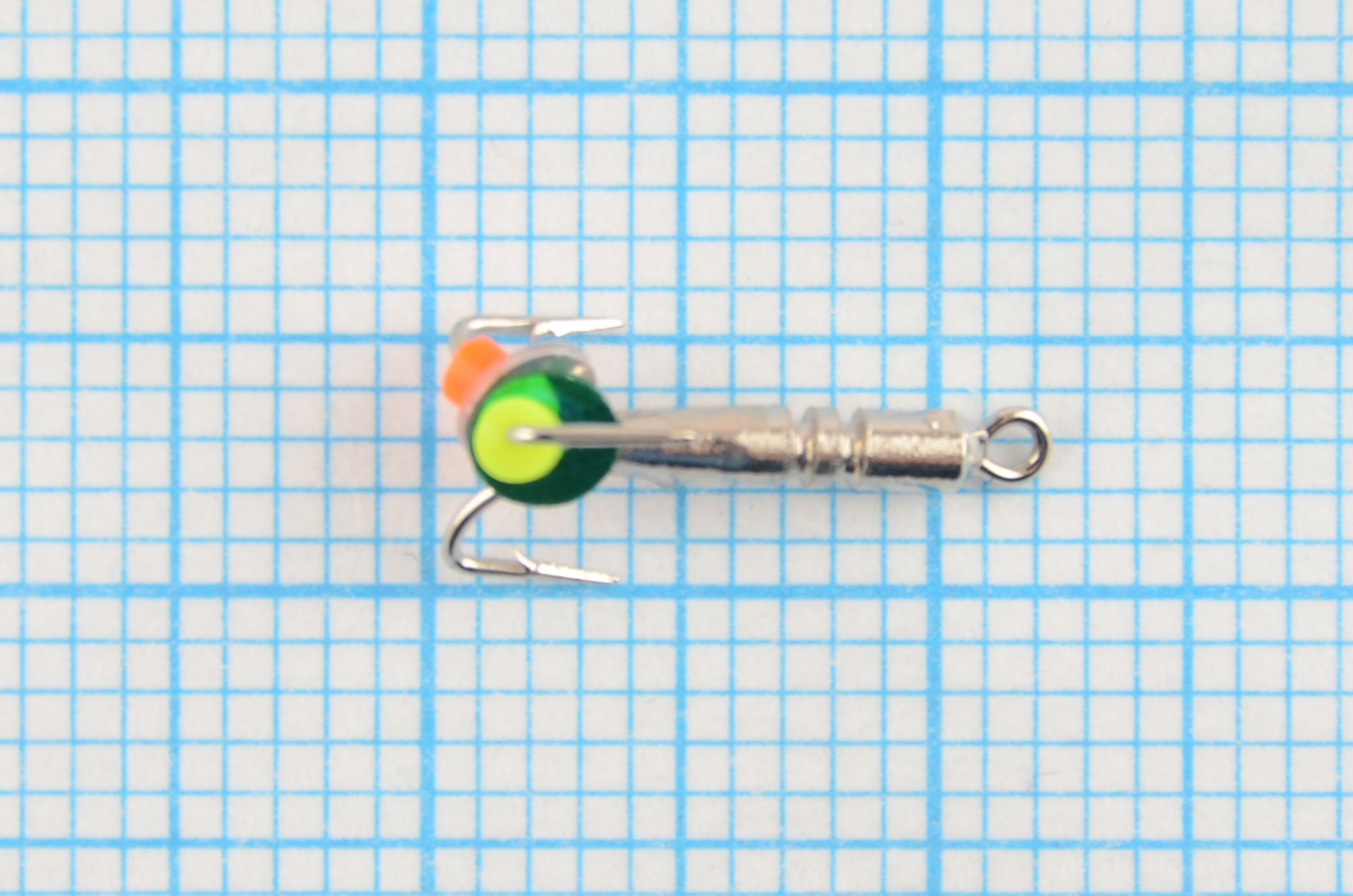 Мормышка Wormix точеная вольфрамовая Черт d=1,5 с рисками (гальваника) серебро арт. 1612