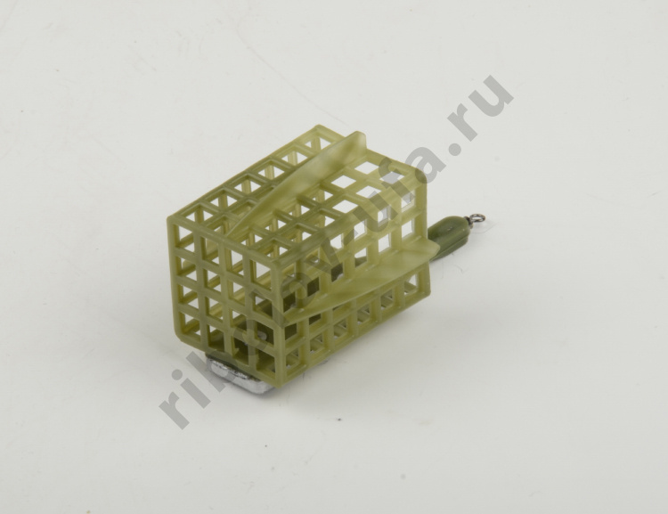 Кормушка Лиман Feeder Квадрат пластик 50гр с дном (крылья, смещ.центр,вертлюг)