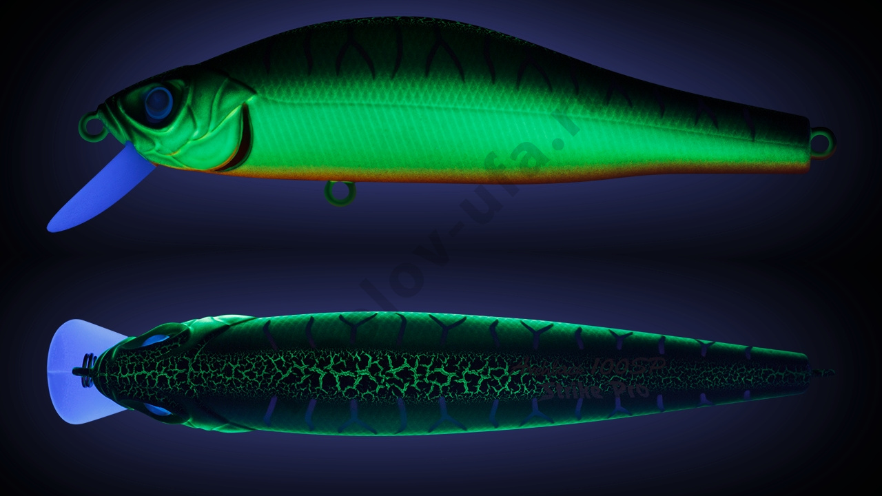 Воблер Strike Pro Archback 100 тонущ. 20,0гр., (0,7-1,5м) кр.тр.Owner  EG-125B-SP#A223S-RP