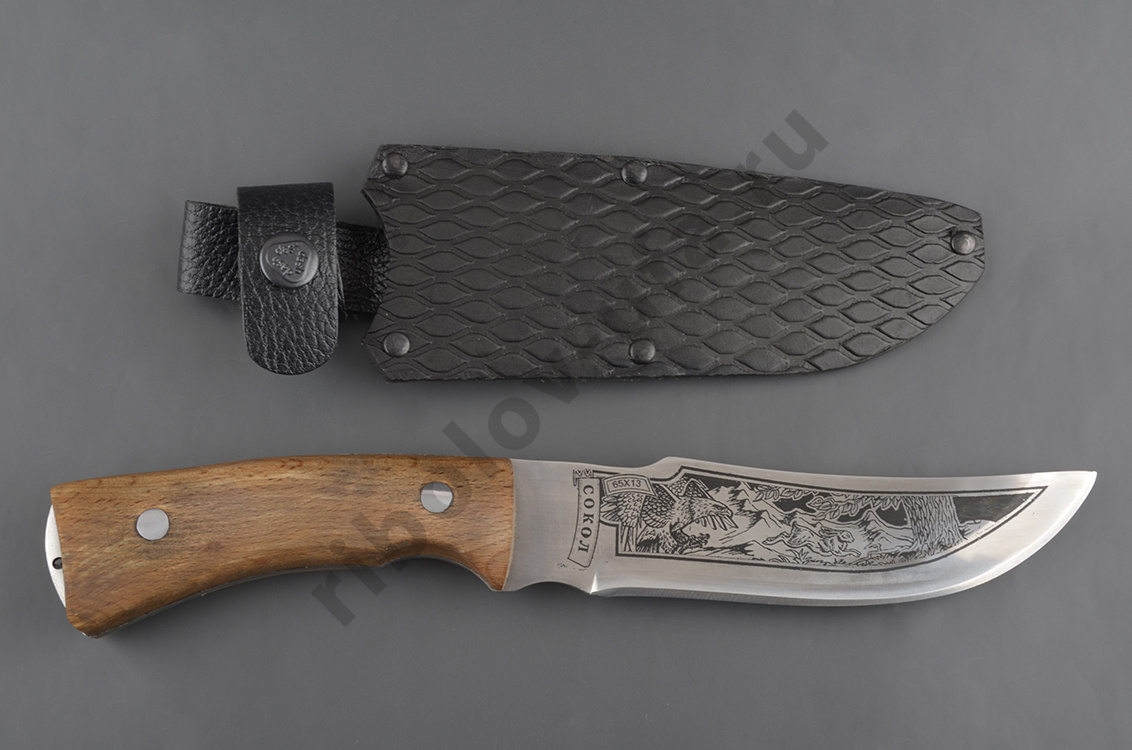 Нож No name Кизляр Сокол дерев. ручка