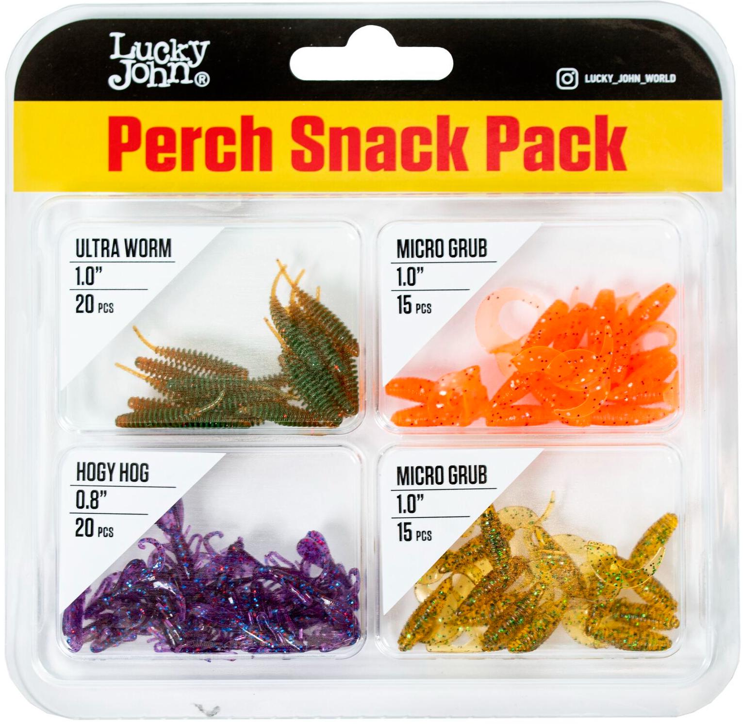 Набор приманок Lucky John Pro Series Perch Snack Pack Mix 2
