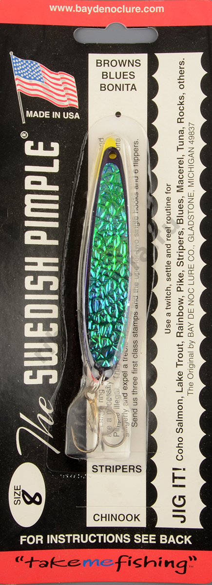 Блесна Swedish Pimple Ice №8 Purple Ice