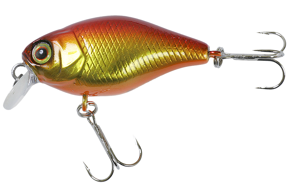 Воблер Jackall Chubby 38 дл. 3.8 см, гл. 0.6-1.0 м, 4 гр., floating, цв. hl red & gold
