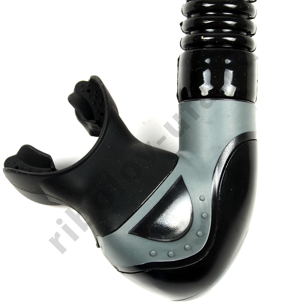 Трубка Sargan Бетта черный силикон, черная, чёрный верх