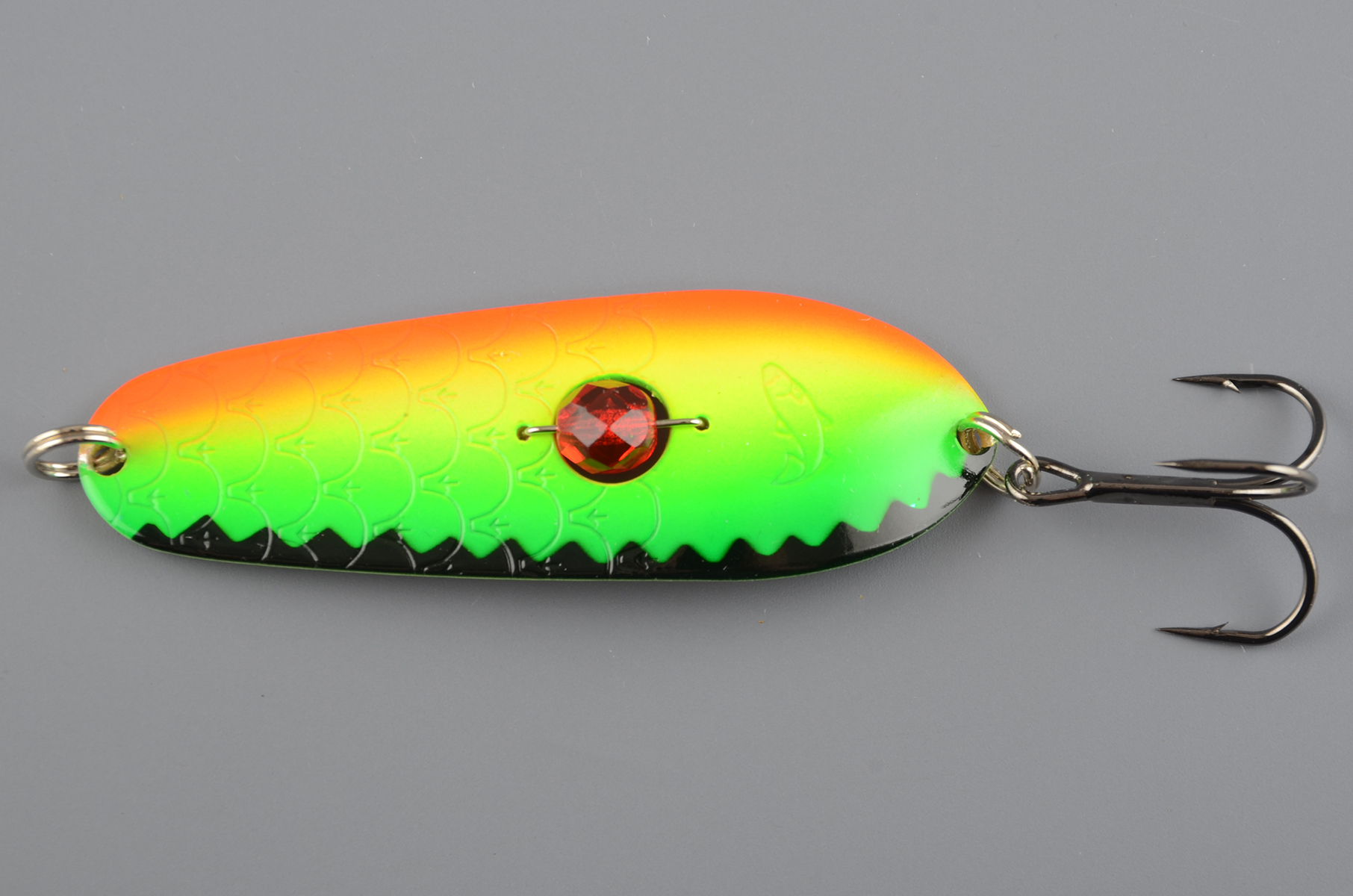 Блесна колеб. Kuusamo Rasanen 70/20 (бусинка) BL/GR/Fye/FR-S