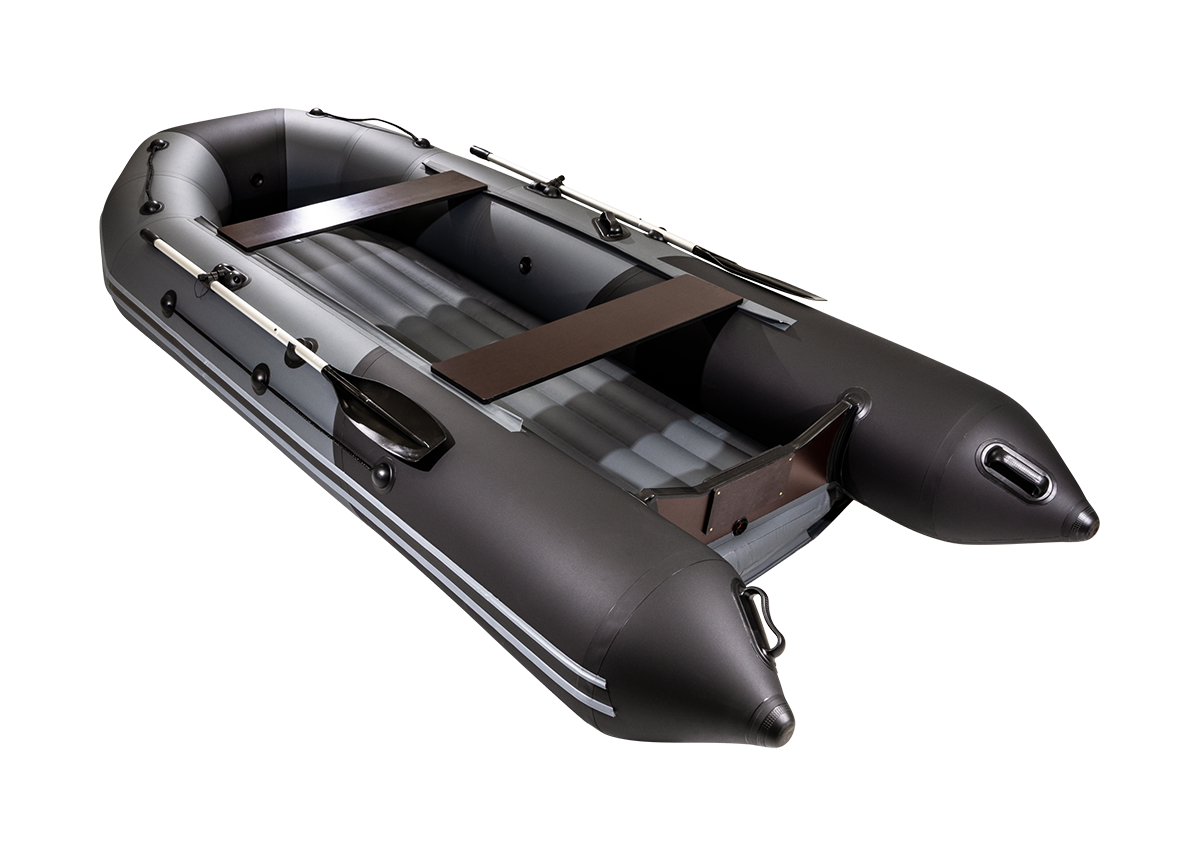 Лодка Таймень NX 3800 НДНД PRO графит/черный