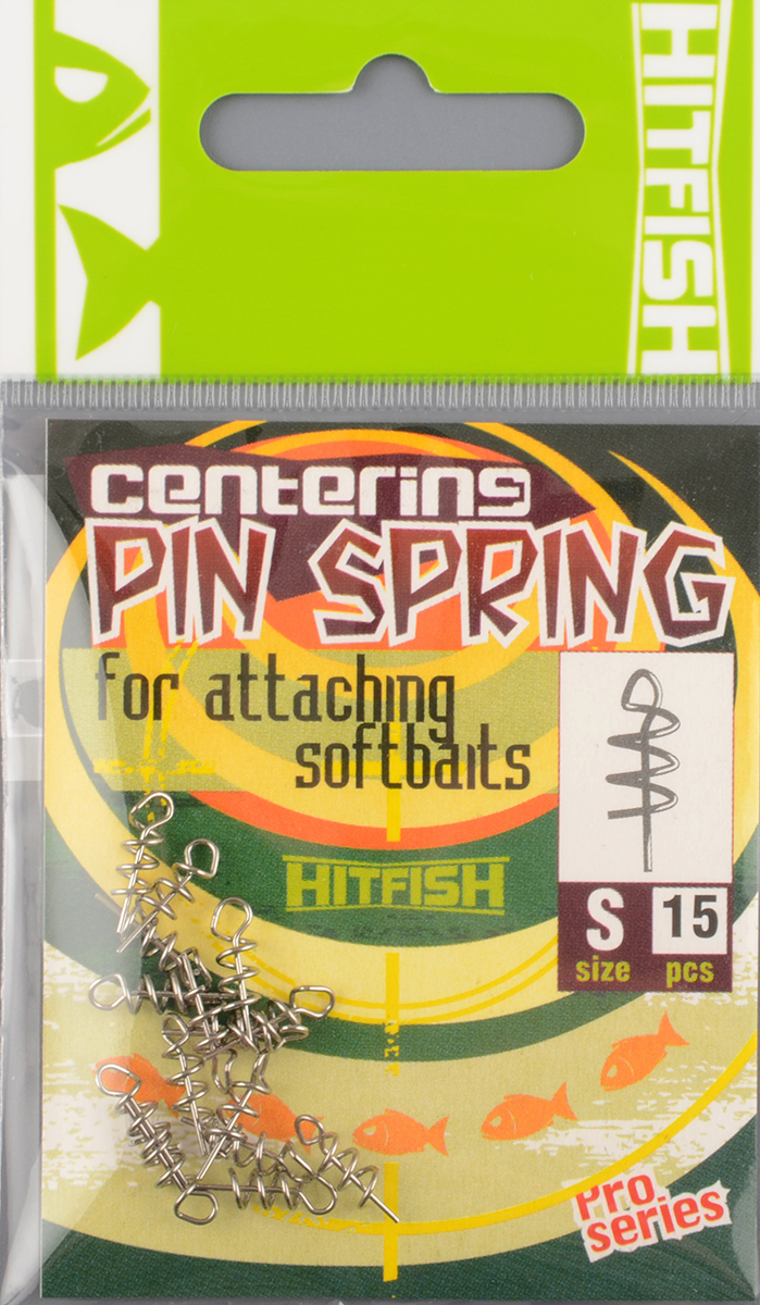 Крепление Hitfish для силиконовой приманки Centering PiN spring # S