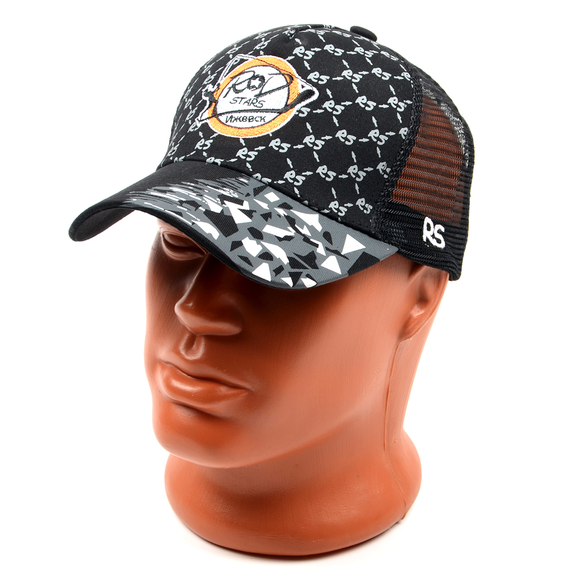 Бейсболка Rod Stars цв. черно-серая
