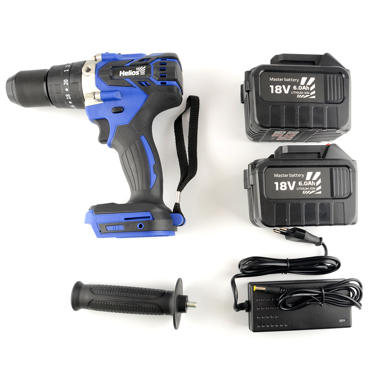 Шуруповерт-электробур Helios 18V 6A (HS-LB176)