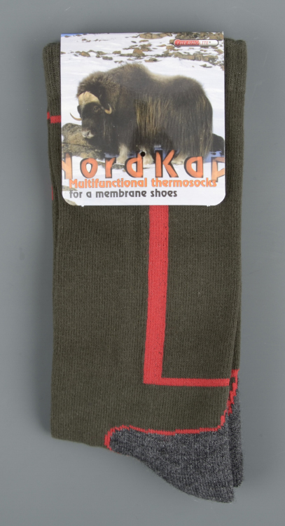Термоноски AVI-Outdoor NordKapp (арт 976) р.43-46 серо-зеленые 44%termolite38%шерсть8%хлопок8%эласта