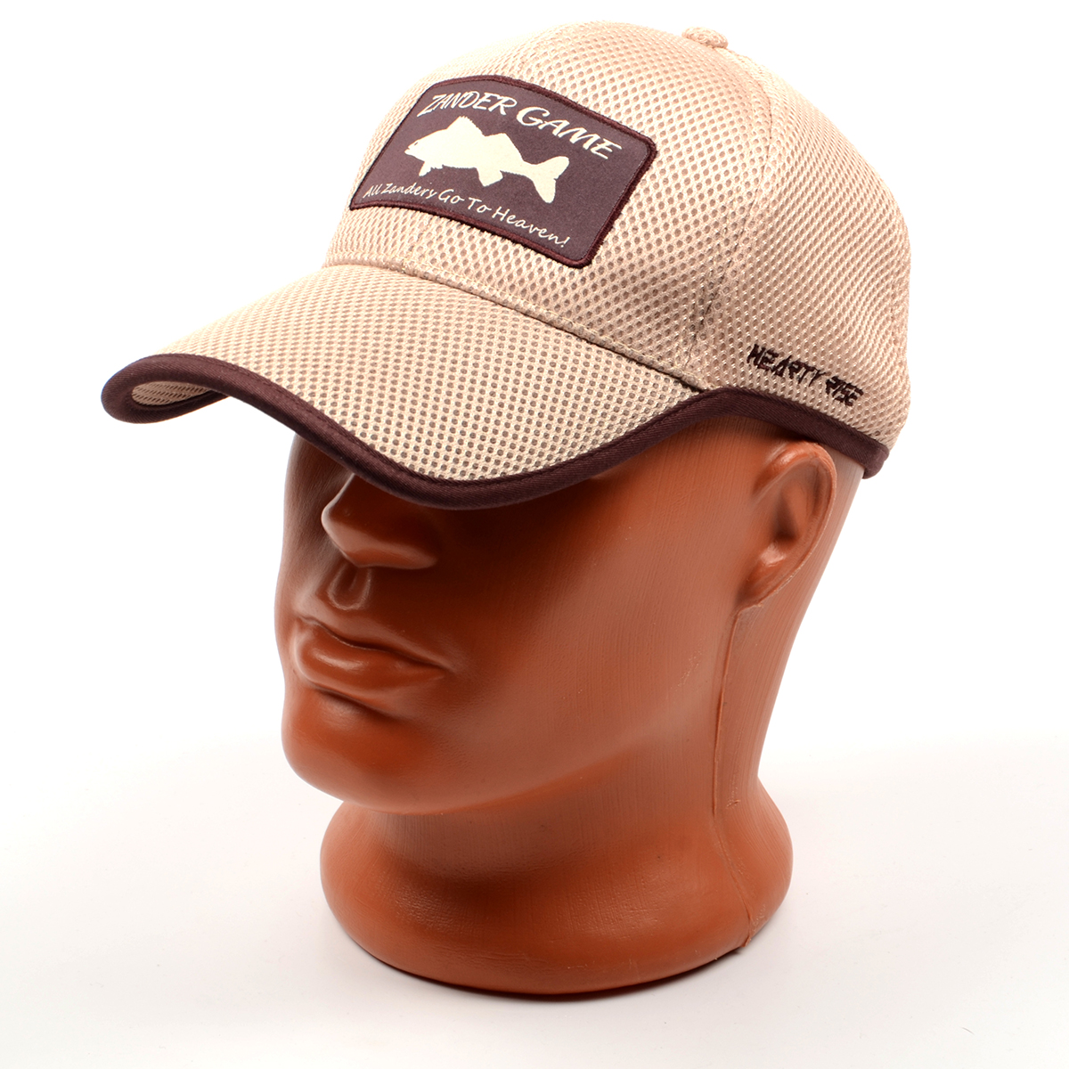 Кепка Hearty Rise Zander Game бежевая сетка, р-р L