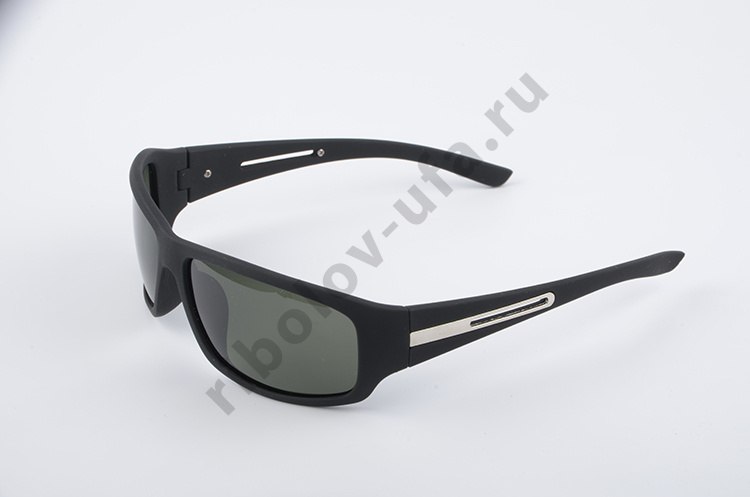 Очки No name поляризац (с чехлом и салфеткой) черн./черн./пласт. (3058)