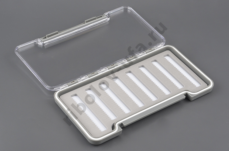 Коробочка для мушек Fly-Fishing Exclusive Hard Plastic Slim Fly Box прозрачная 180 x 90 mm