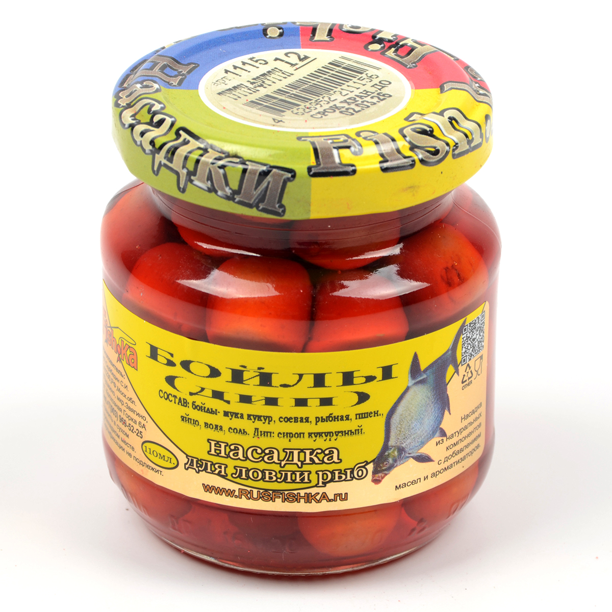 Бойлы Fish.ka (дип) 12мм, 110мл Тутти-Фрутти 