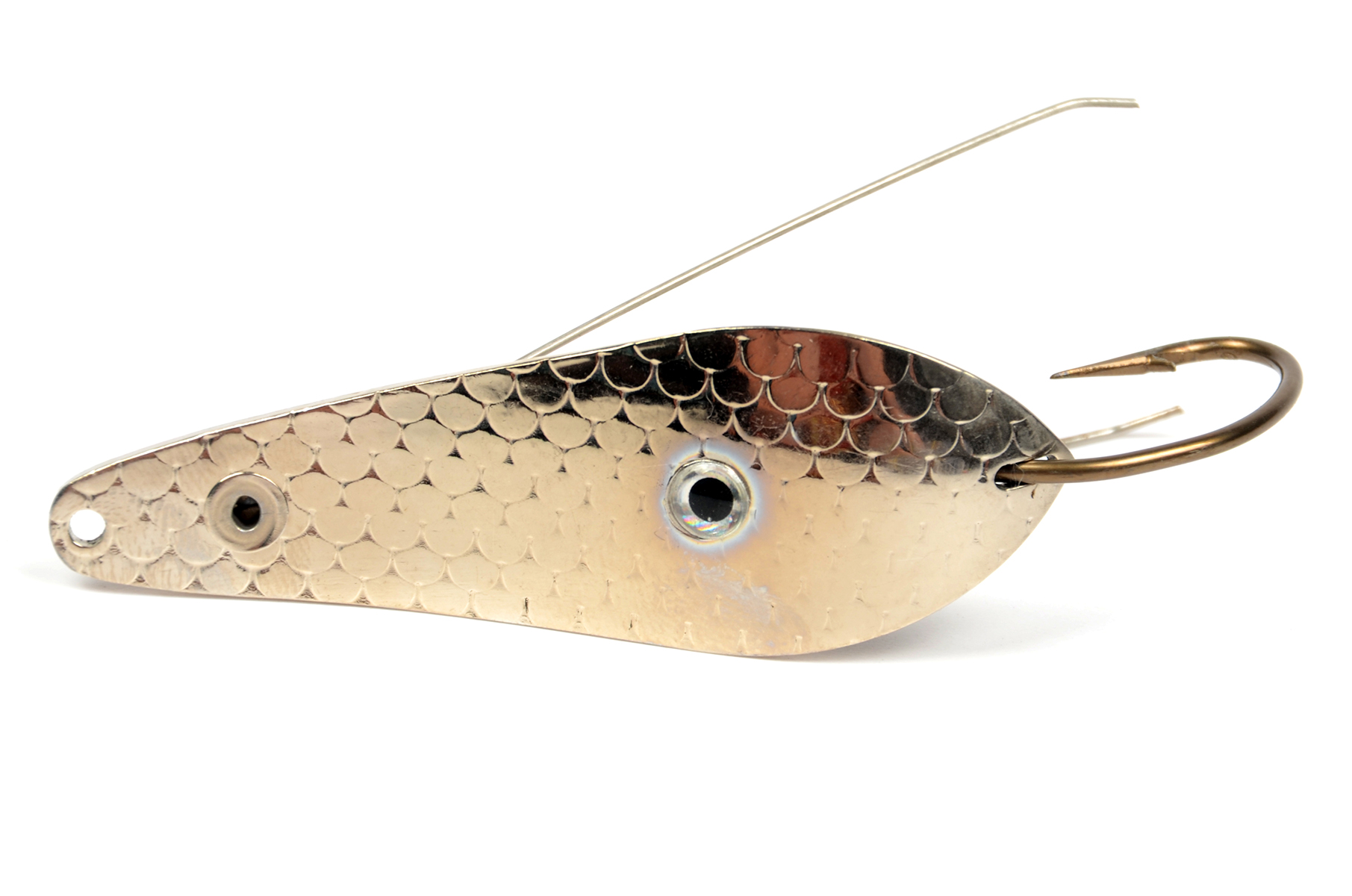 Блесна незацеп. Жор spoon №1 никель 11гр. 1мм 