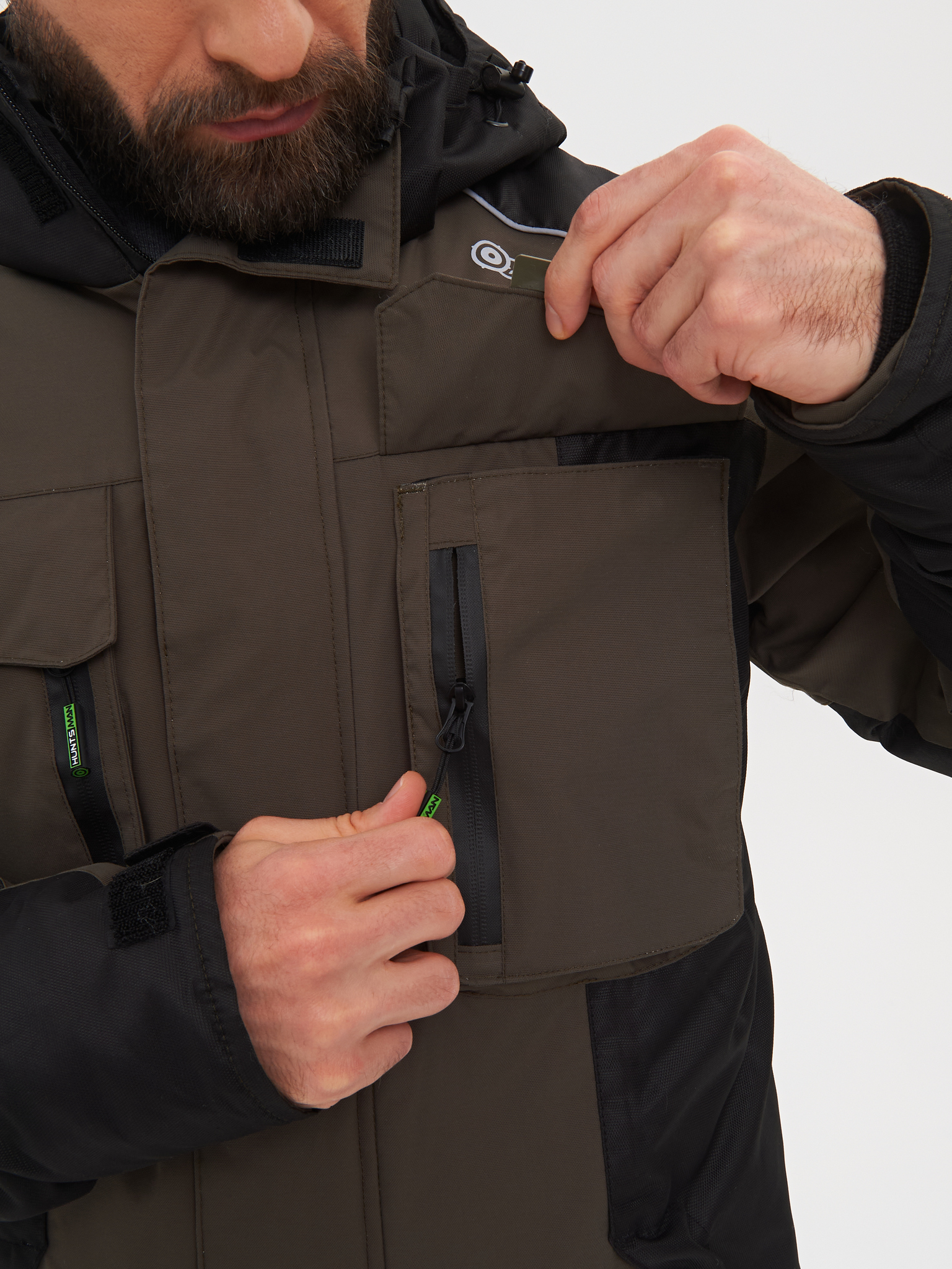 Костюм демисезонный Huntsman Торнадо (до -15 С) цв. Хаки, тк. Breathable р. 56-58 рост 170-176