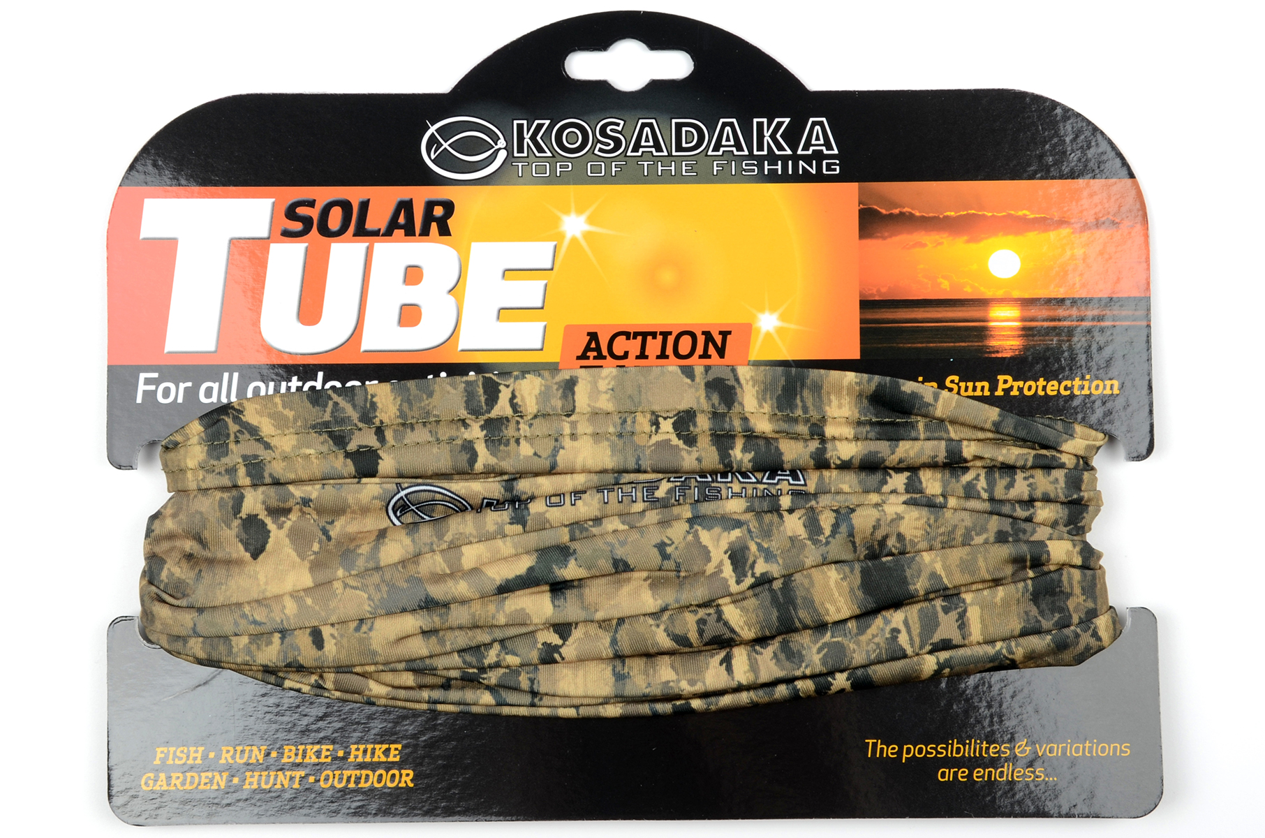 Маска бафф Kosadaka Solar Tube цв. Sand Snake