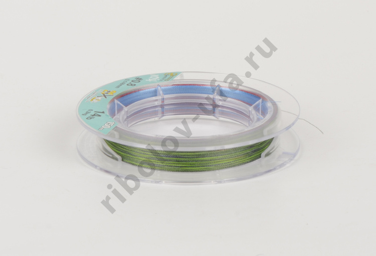 Шнур плетёный Pontoon21 Esentira, 0.138, 12Lb, 150 m, многоцв., WX4, силовое плетение 